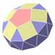Coupole Pentagonale Gyroallonge (J24)